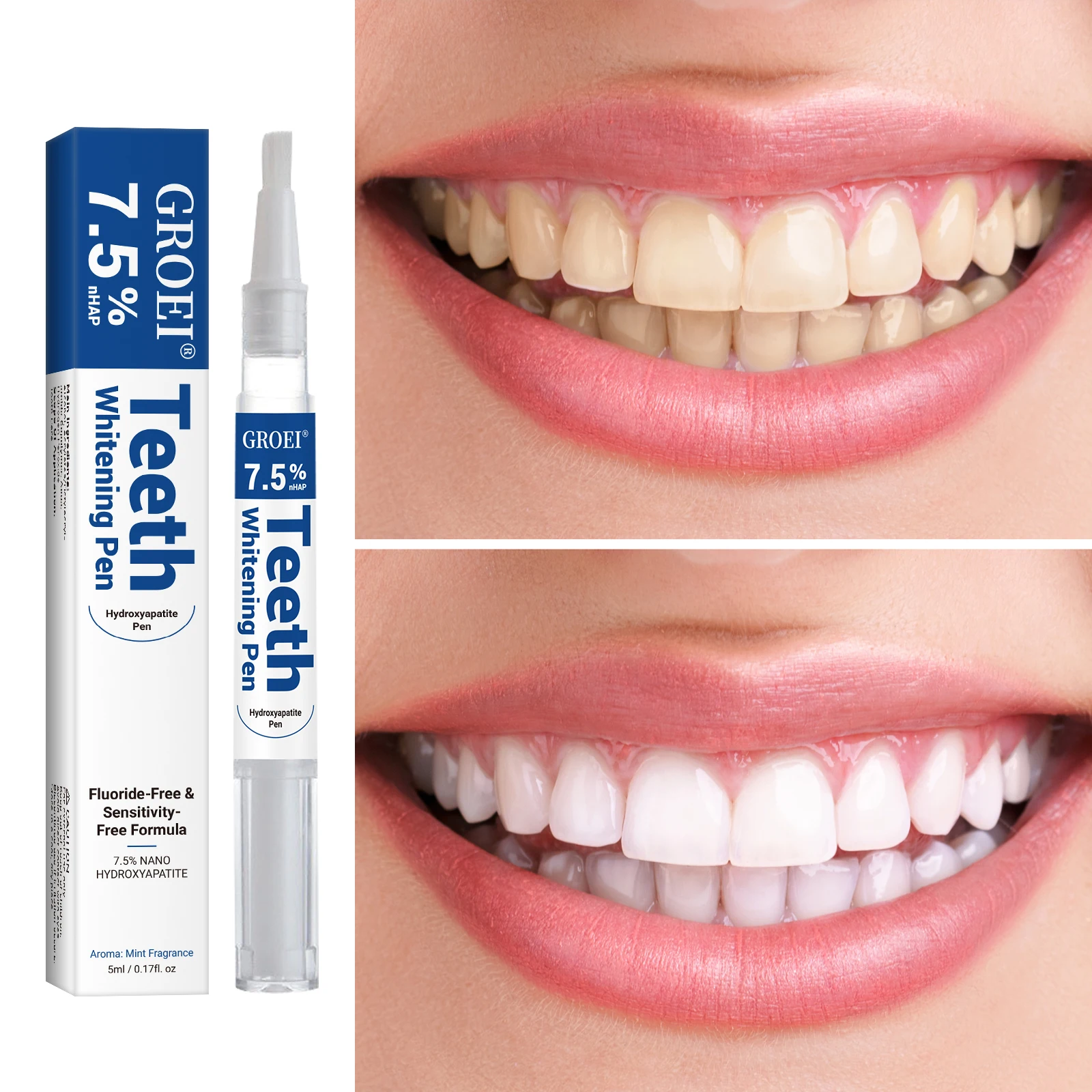 Pena Pemutih Gigi Hidroksiapat - Teeth Whitening Pens ulasan dan harga