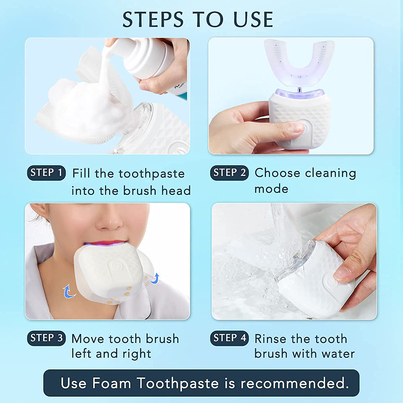 Lampu Pemutih Gigi Bentuk U Is - Teeth Whitening Kit ulasan dan harga