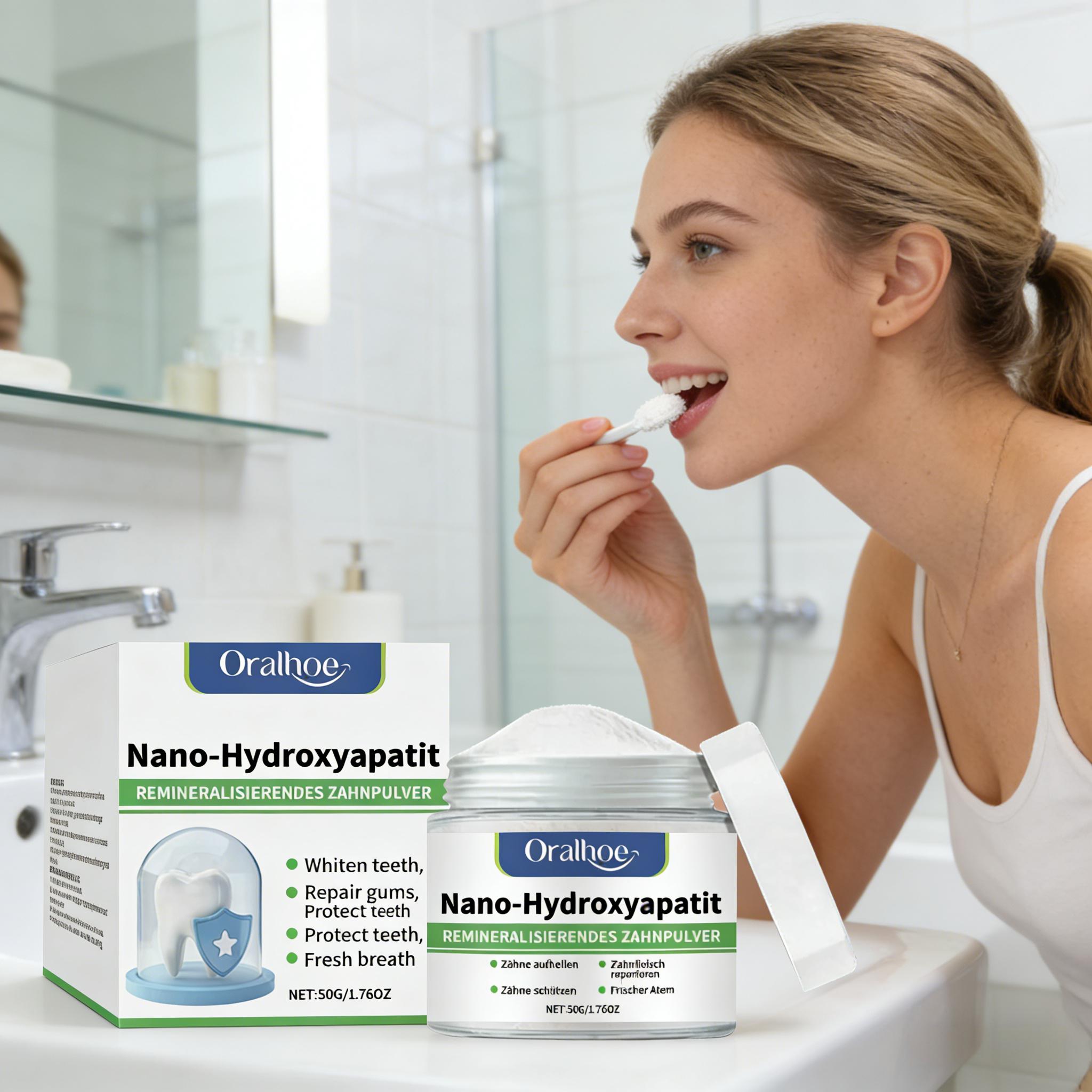 Bubuk Pemutih Gigi Oralhoe Pem - Teeth Whitening Near Me ulasan dan harga